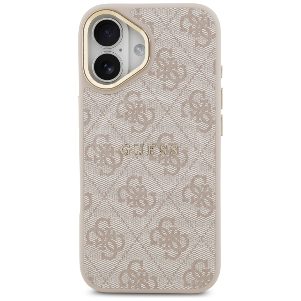 Husa pentru iPhone 17, Guess, Hardcase 4G Classic MagSafe, Roz - 1 | YEO
