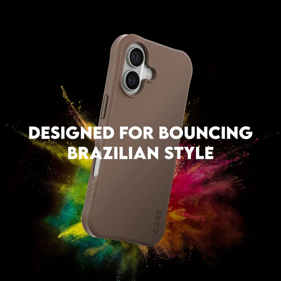 Husa pentru iPhone 17, PanzerGlass, CARE Fashionable Case, Silicon Soft Touch Slim Eco-Friendly cu Protectie Avansata si Compatibilitate Wireless, Antialunecare, Antiamprenta, Maro - 2 | YEO