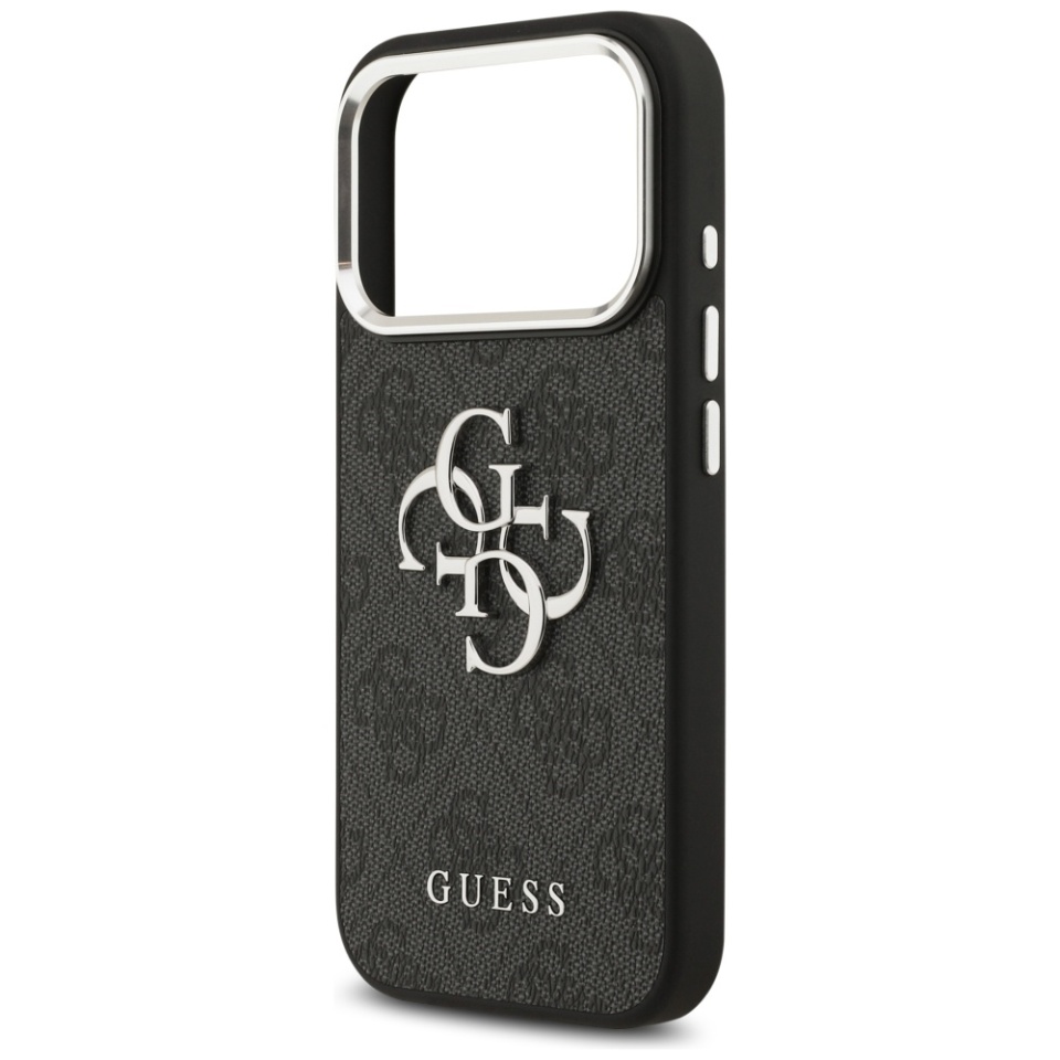 Husa pentru iPhone 17 Pro, Guess Big 4G Logo Classic Logo, Negru - 3 | YEO