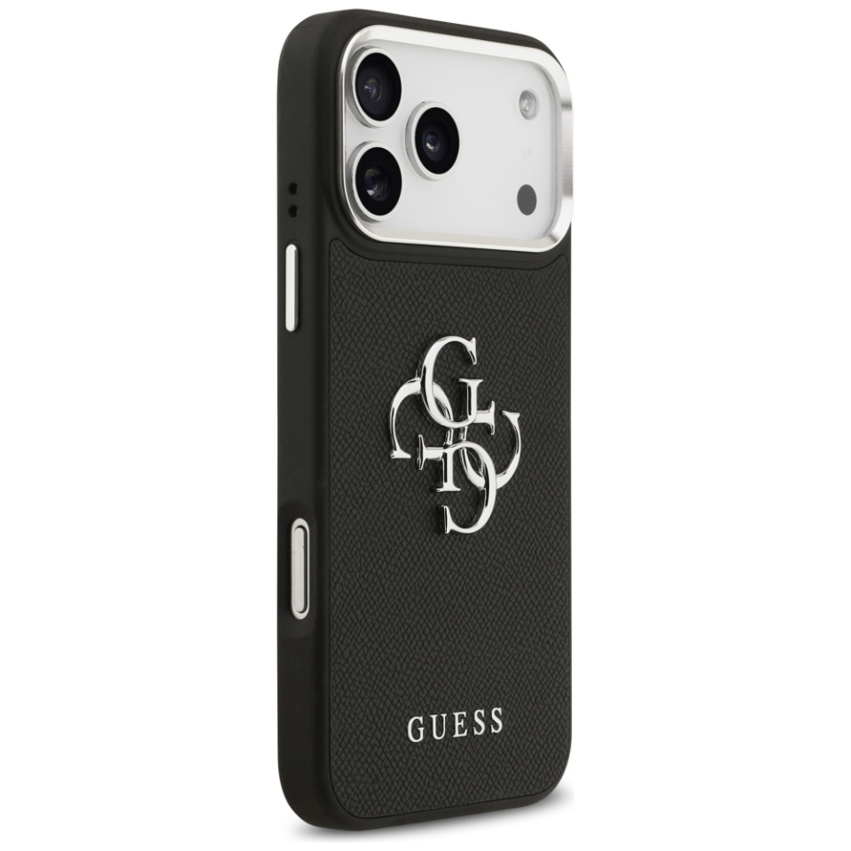 Husa pentru iPhone 17 Pro, Guess Big 4G Logo Classic Logo, Negru - 2 | YEO
