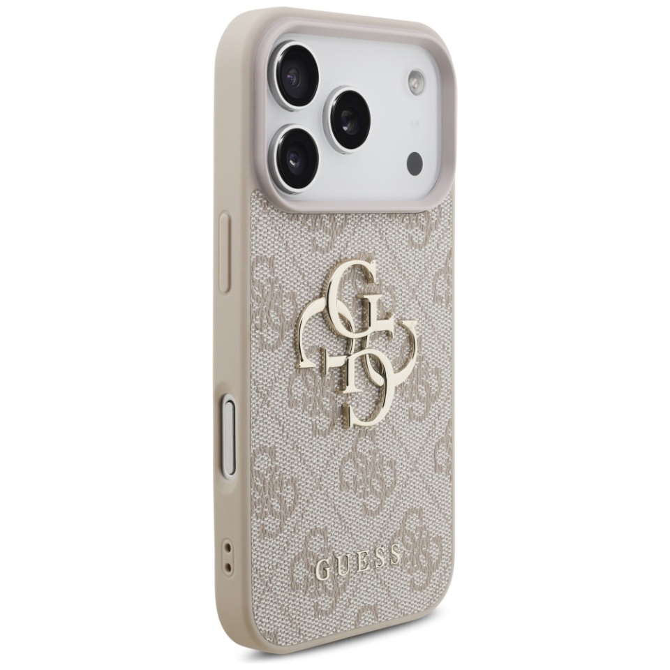 Husa pentru iPhone 17 Pro Max, Guess Hardcase 4G Big Logo, Protectie Slim, Compatibila, Roz - 2 | YEO