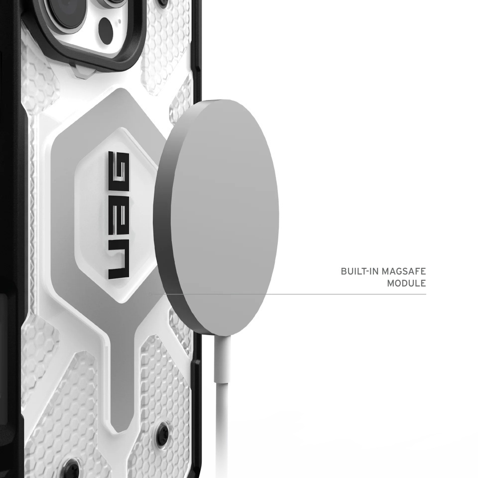 Husa pentru iPhone 17 Pro Max, Pathfinder MagSafe, UAG - Transparenta - 3 | YEO