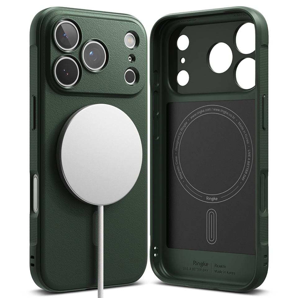 Husa pentru iPhone 17 Pro, Ringke Onyx, Verde
