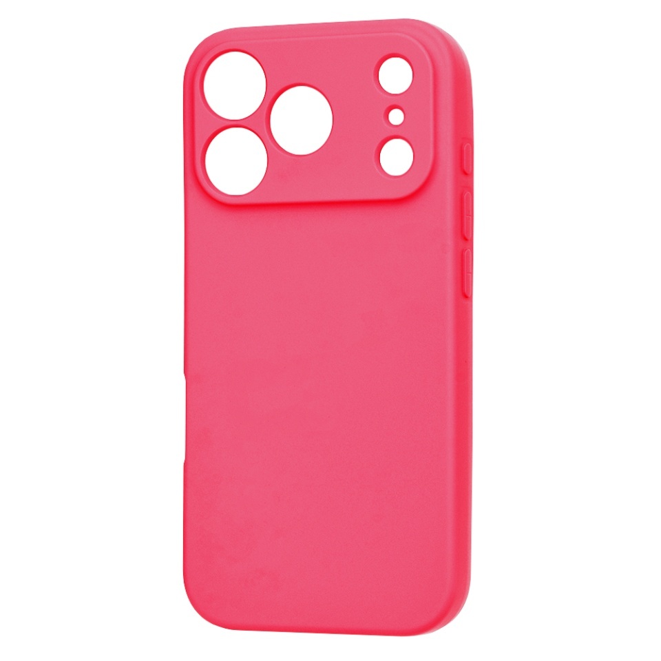 Husa pentru iPhone 17 Pro, SKYDDAR INNOVATION, din Silicon Catifelat, SoftFlex Magsafe, set cu sticker, Fucsia - 1 | YEO