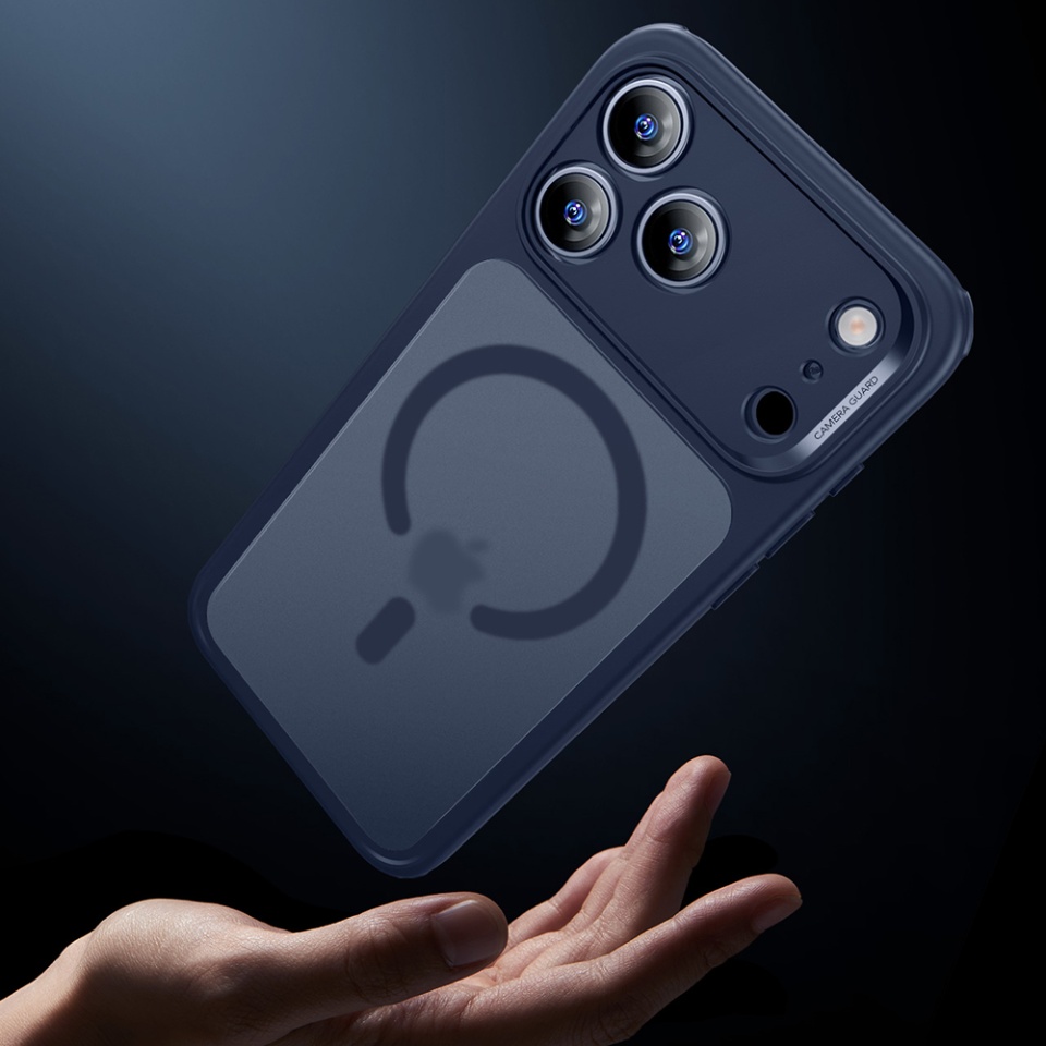 Husa pentru iPhone 17 Pro, slim, ESR Classic Hybrid HaloLock, Bleu - 2 | YEO