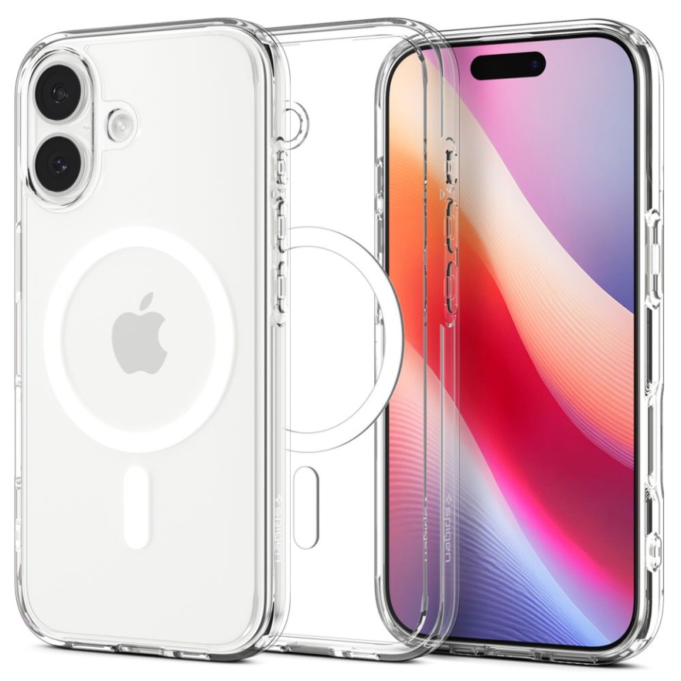Husa pentru iPhone 17, Ultra Hybrid T MagSafe, Spigen, Transparenta