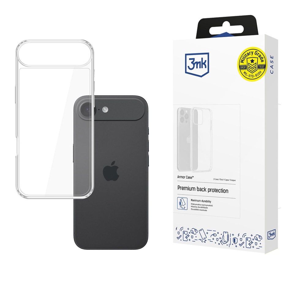 Husa pentru iPhone Air, 3mk Armor Case, Clear