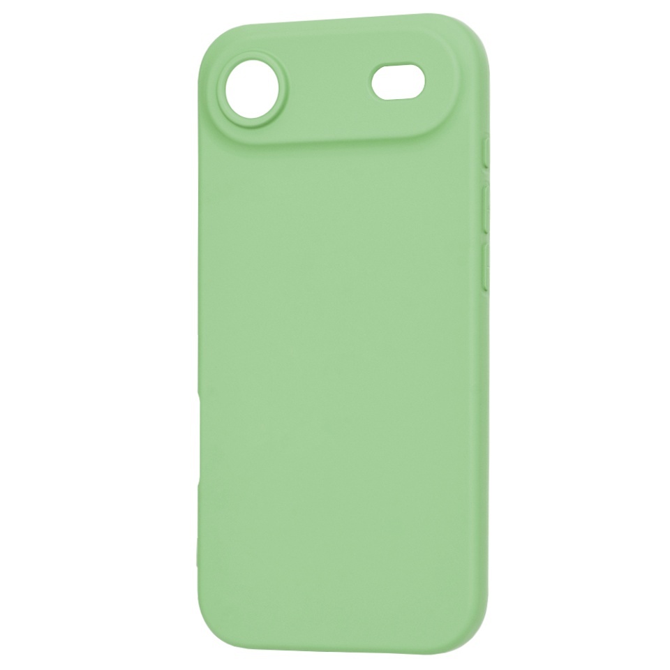 Husa pentru iPhone Air, SKYDDAR INNOVATION, din Silicon Catifelat, SoftFlex Magsafe, set cu sticker, Verde deschis - 1 | YEO