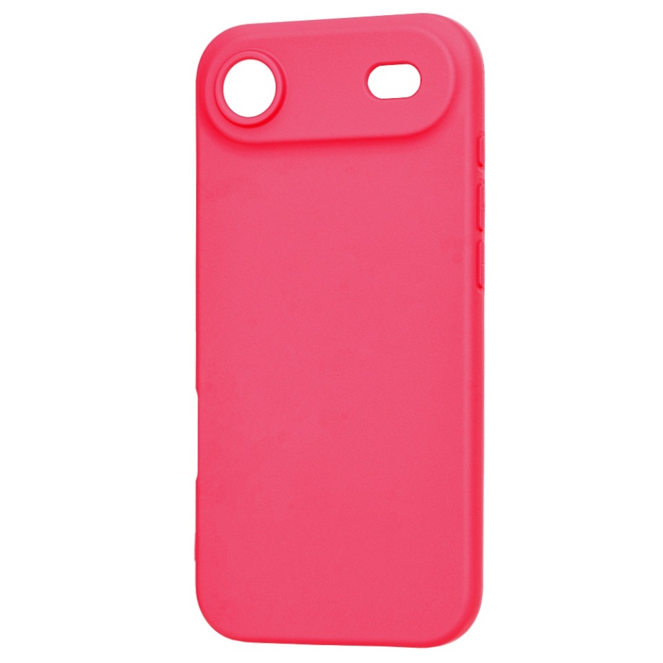 Husa pentru iPhone Air, SKYDDAR INNOVATION, din Silicon Catifelat, SoftFlex Magsafe, set cu sticker, Fucsia - 1 | YEO