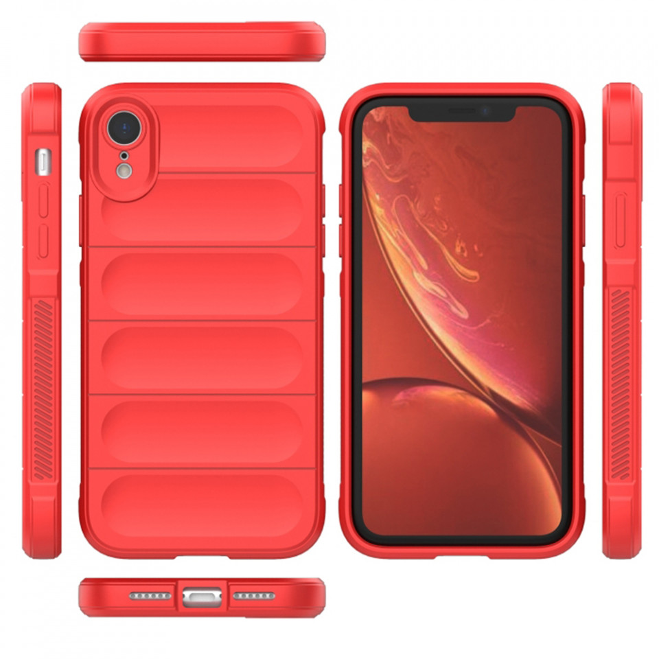 Husa pentru iPhone XR eleganta, din silicon mat, SKDR Vogue - Negru - 1 | YEO