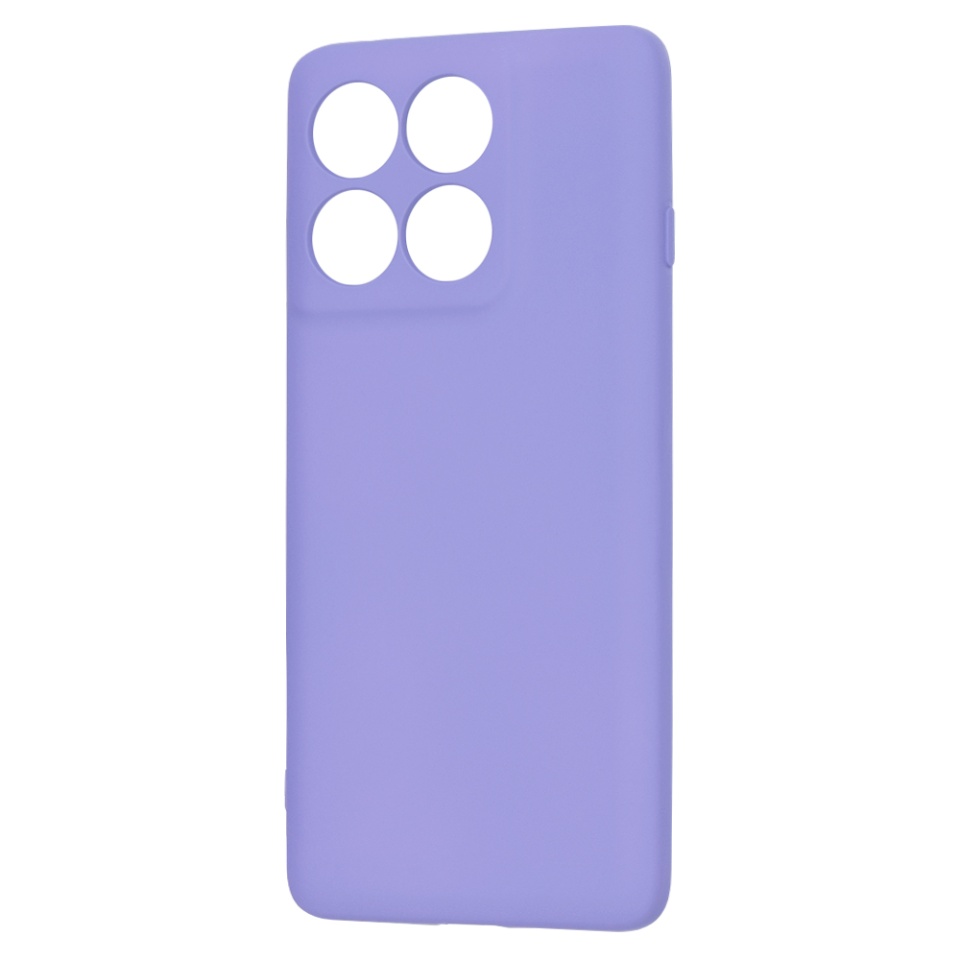 Husa pentru Motorola Edge 60 Pro, SKYDDAR INNOVATION, din Silicon Catifelat, SoftElegance , Violet, set cu sticker - 3 | YEO