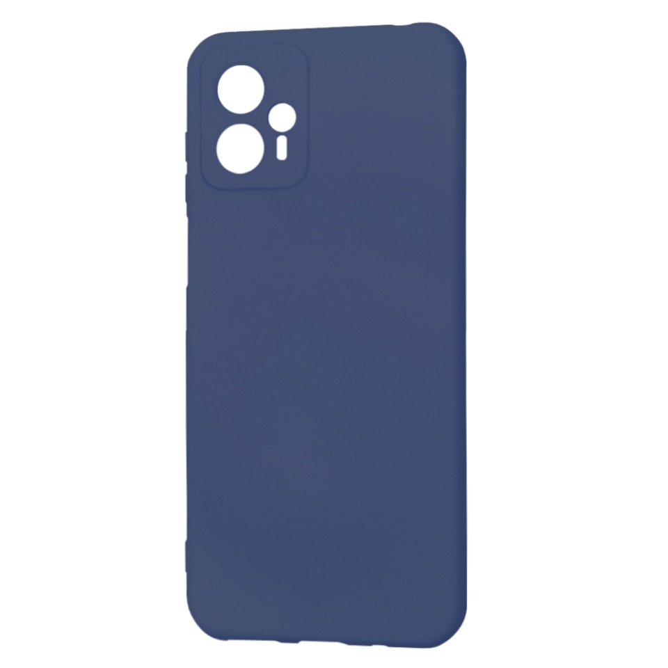 Husa pentru Motorola Moto G13 din Silicon Catifelat, Protectie Premium, Skyddar SoftElegance - Bleumarin - 1 | YEO