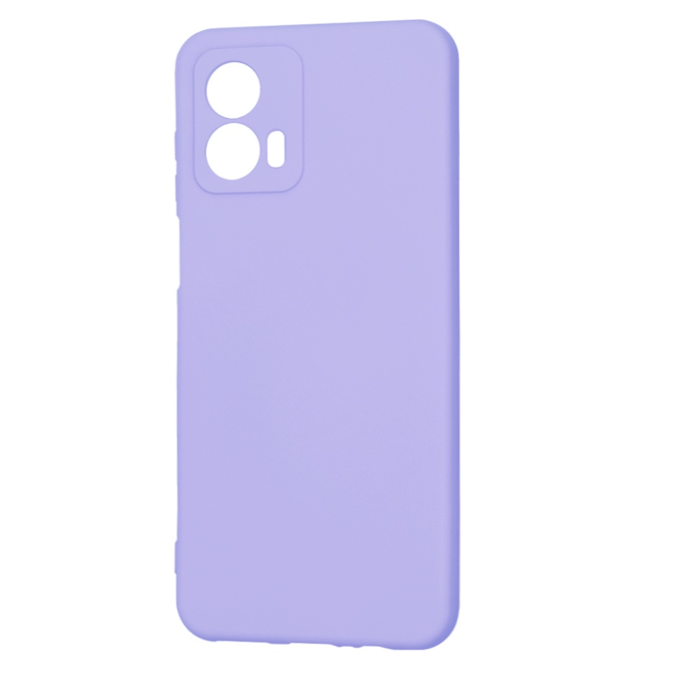 Husa pentru Motorola Moto G53 din Silicon Catifelat, Protectie Premium, Skyddar SoftElegance - Violet - 1 | YEO