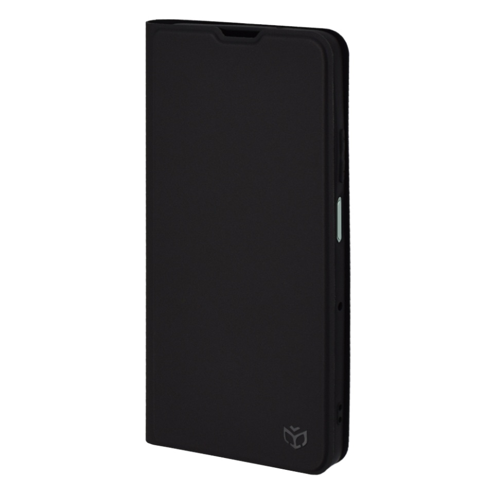 Husa pentru Motorola Moto G75, SKYDDAR INNOVATION, Magskin Book, tip Carte cu Portofel Interior, set cu sticker, Negru - 2 | YEO