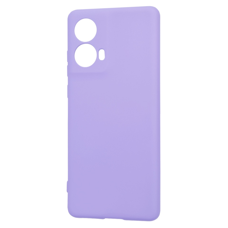 Husa pentru Motorola Moto G85 din Silicon Catifelat, Protectie Premium, Skyddar SoftElegance - Violet - 1 | YEO