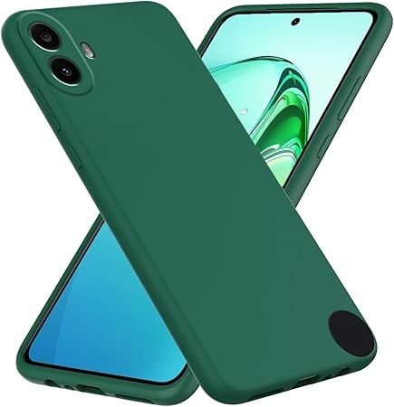 Husa pentru Nothing CMF Phone 1 din Silicon Catifelat, Protectie Premium, Skyddar SoftElegance - Verde