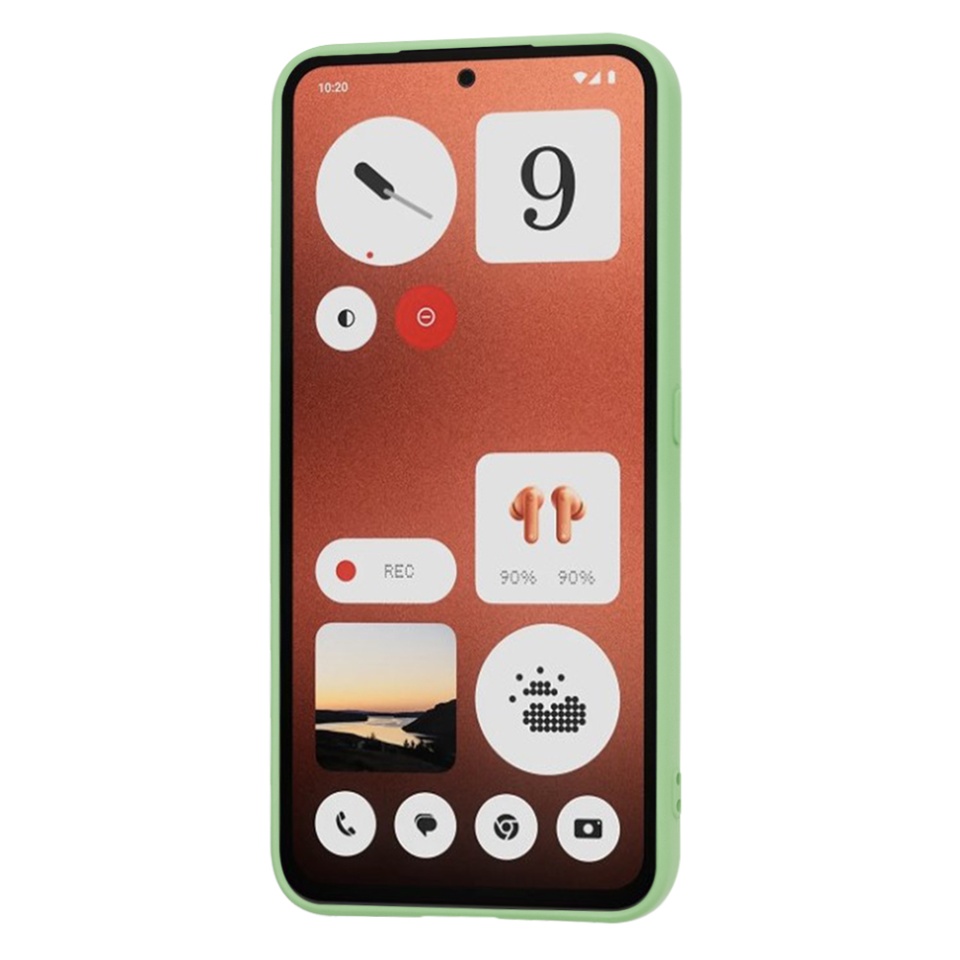 Husa pentru Nothing CMF Phone 1 din Silicon Catifelat, Protectie Premium, Skyddar SoftElegance - Verde deschis - 1 | YEO