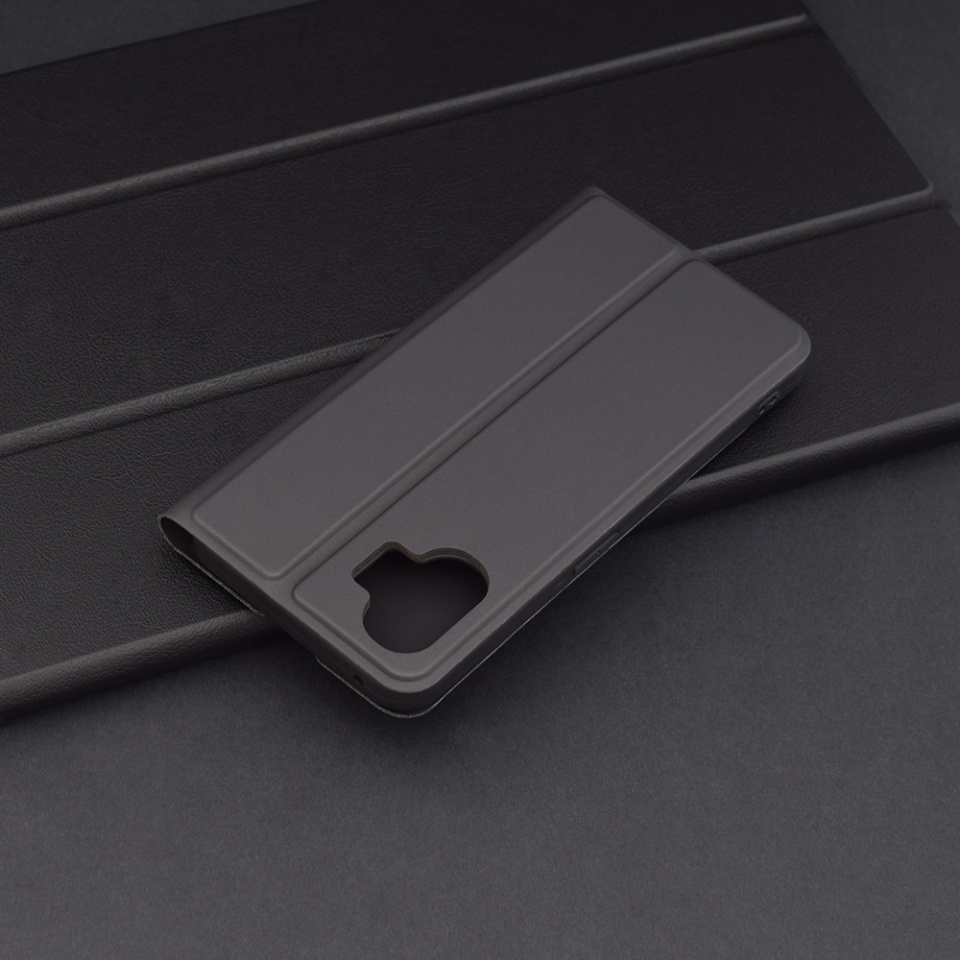 Husa pentru Nothing Phone (2), SKYDDAR INNOVATION, Magskin Book, tip Carte cu Portofel Interior, set cu sticker, Negru - 3 | YEO