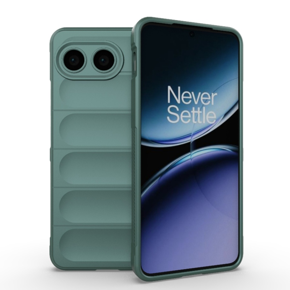 Husa pentru OnePlus Nord 4 eleganta, din silicon mat, SKDR Vogue - Verde