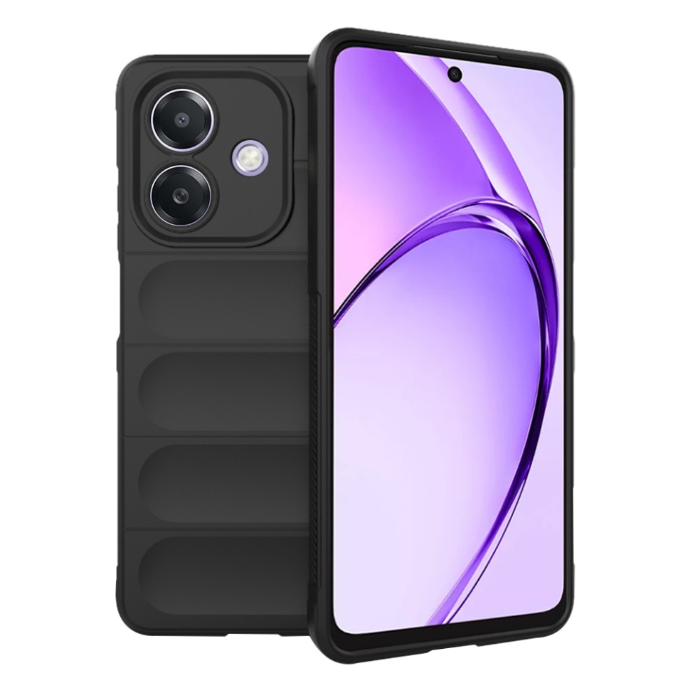 Husa pentru Oppo A40 4G / A60 5G eleganta, din silicon mat, SKDR Vogue - Negru