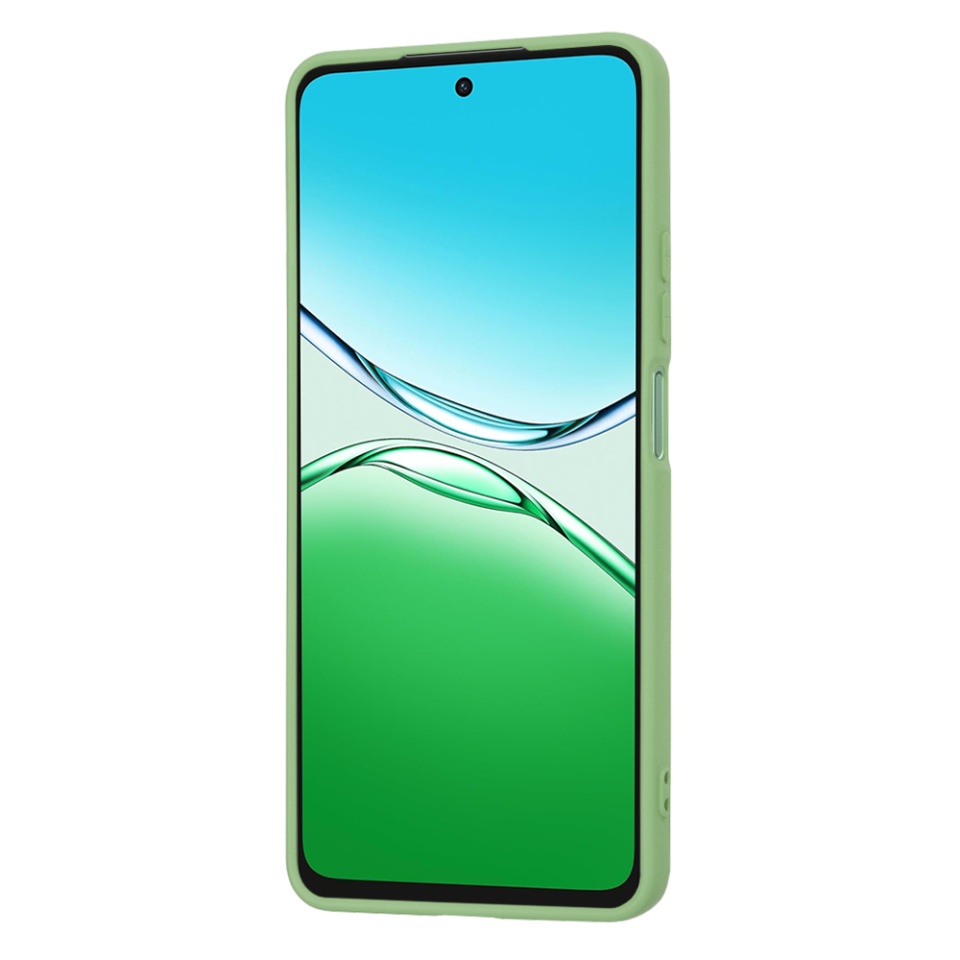 Husa pentru Oppo A5 Pro 5G / A5 Pro 4G, SKYDDAR INNOVATION, din Silicon Catifelat, SoftElegance , Verde deschis, set cu sticker - 1 | YEO