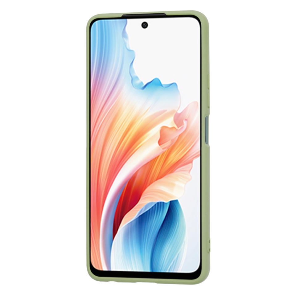 Husa pentru Oppo A79 5G / OnePlus Nord N30 SE din Silicon Catifelat, Protectie Premium, Skyddar SoftElegance - Verde - 1 | YEO