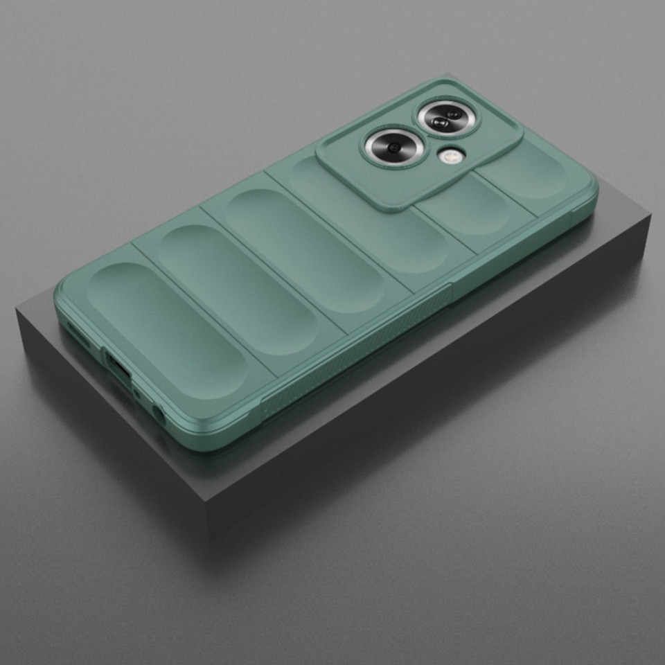 Husa pentru Oppo A79 5G / OnePlus Nord N30 SE eleganta, din silicon mat, SKDR Vogue - Verde - 2 | YEO