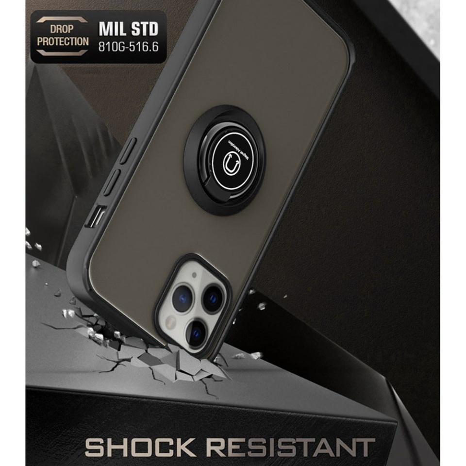 Husa pentru Oppo A80 5G, SKYDDAR INNOVATION, Glinth cu Inel Rotativ 360° Magnetic, Negru, set cu sticker - 3 | YEO