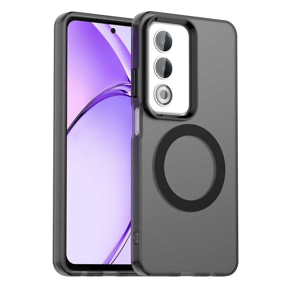 Husa pentru Oppo A80 5G, SKYDDAR INOVATION, CandyCase, Magsafe, set cu sticker, Negru