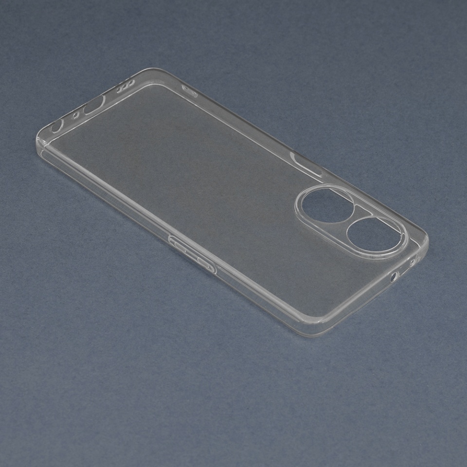 Husa pentru Oppo A98 5G, SKYDDAR INNOVATION, ClearGuard, din silicon transparent, set cu sticker, Transparenta - 2 | YEO