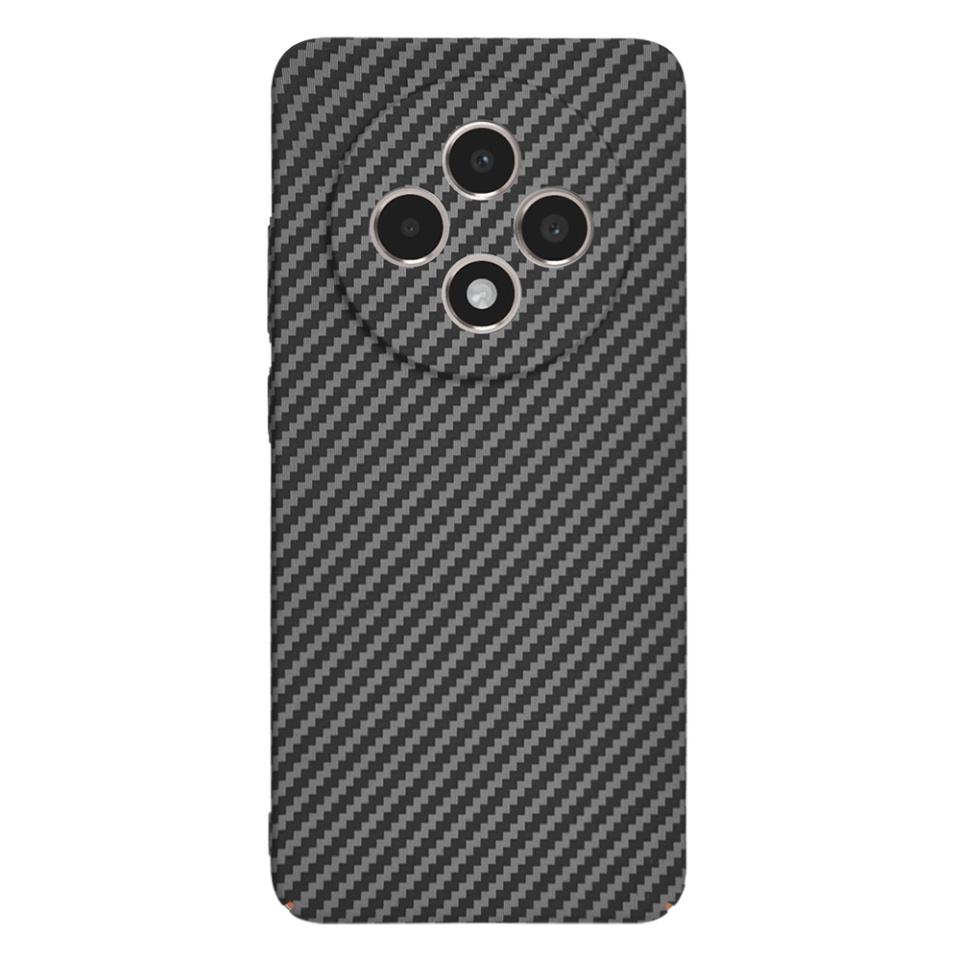 Husa pentru Oppo Reno12 F 5G / Reno12 FS / Reno12 F 4G, Finisaj Premium cu Textura de Carbon, Design Elegant, SKDR CarbonFlex - Negru - 2 | YEO