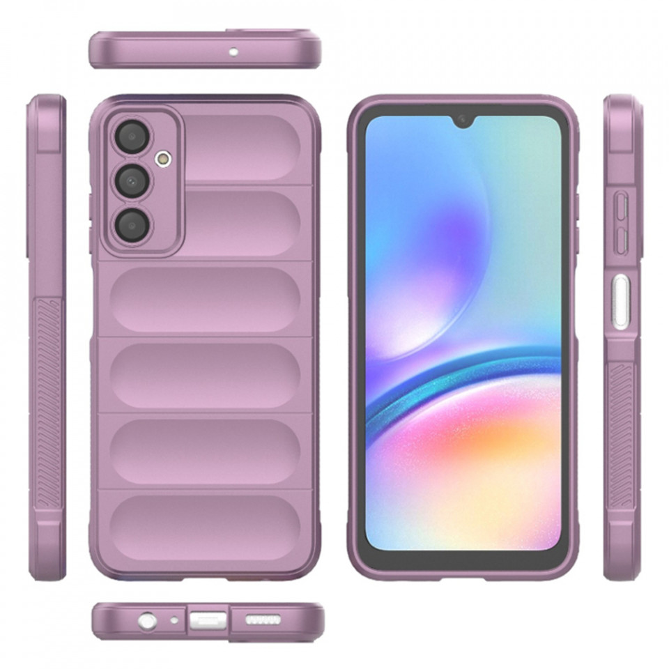 Husa pentru Samsung Galaxy A05s eleganta, din silicon mat, SKDR Vogue - Mov - 1 | YEO