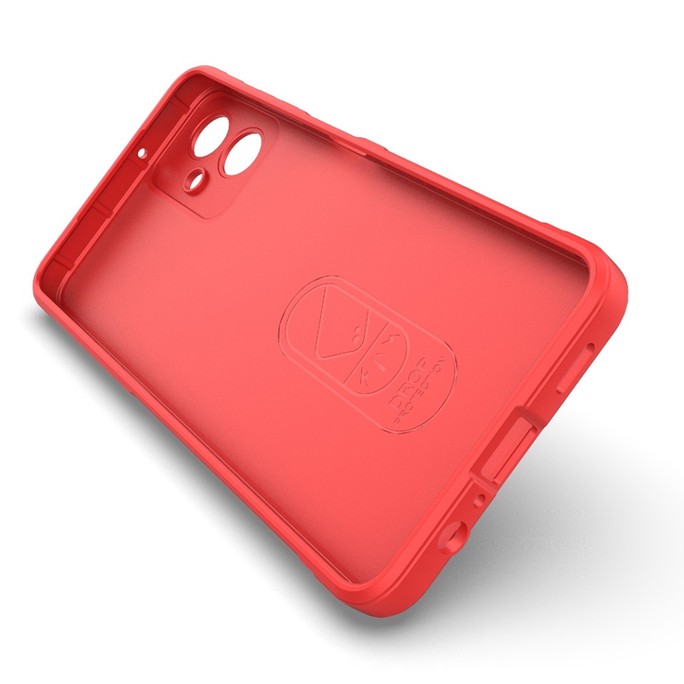 Husa pentru Samsung Galaxy A06, SKYDDAR INNOVATION, Magic Shield, din Silicon Mat, Bleu, set cu sticker - 3 | YEO