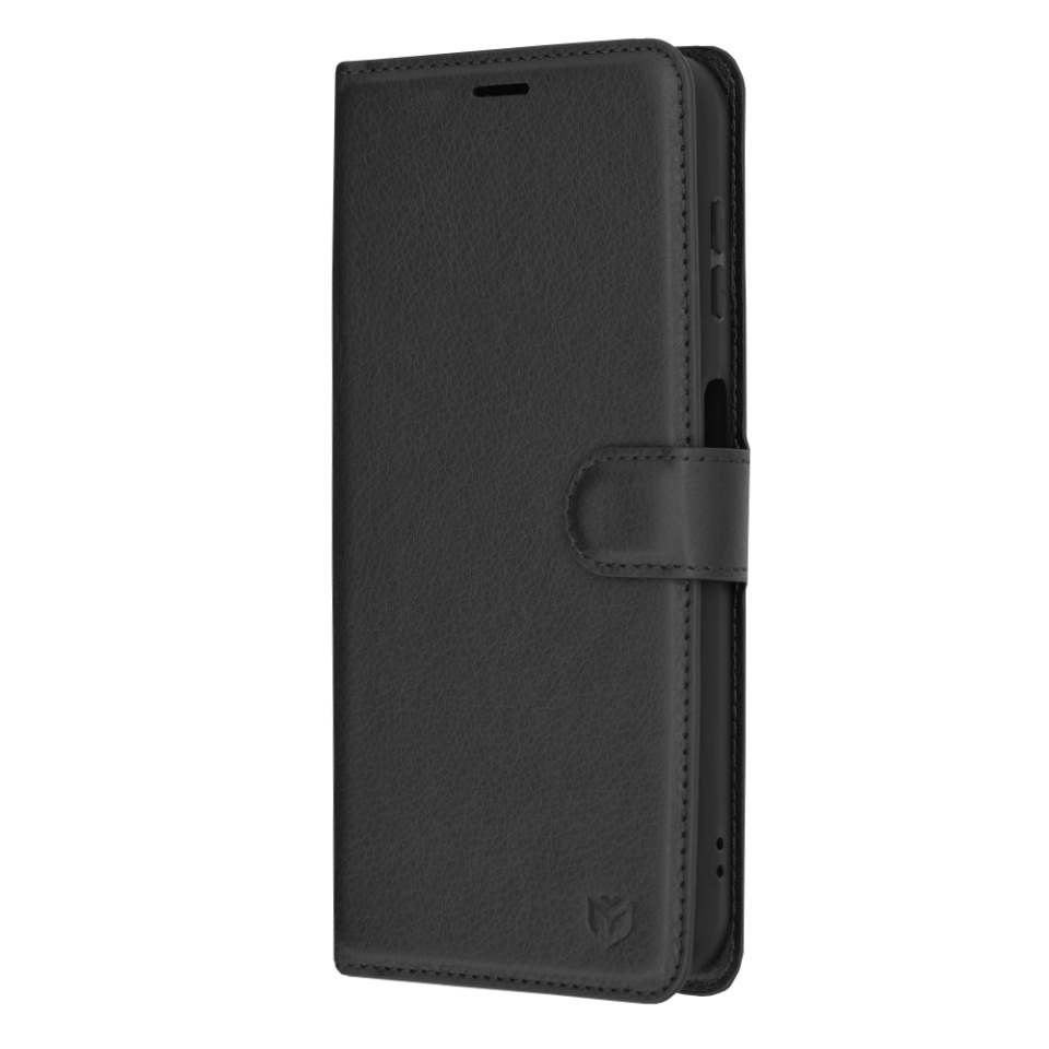 Husa pentru Samsung Galaxy A14 5G / Galaxy A14 4G tip Carte, cu Portofel Interior, Finisaje Premium, SKYDDAR Leather Wallet - Negru - 3 | YEO