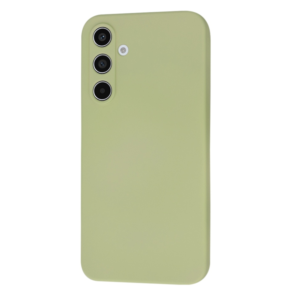 Husa pentru Samsung Galaxy A15 4G / Galaxy A15 5G din Silicon Catifelat, Protectie Premium, Skyddar SoftElegance - Verde deschis - 3 | YEO