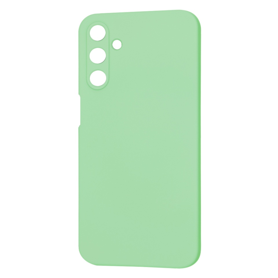 Husa pentru Samsung Galaxy A15 4G / Galaxy A15 5G, SKYDDAR INNOVATION, din Silicon Catifelat, SoftElegance , Verde deschis, set cu sticker - 3 | YEO