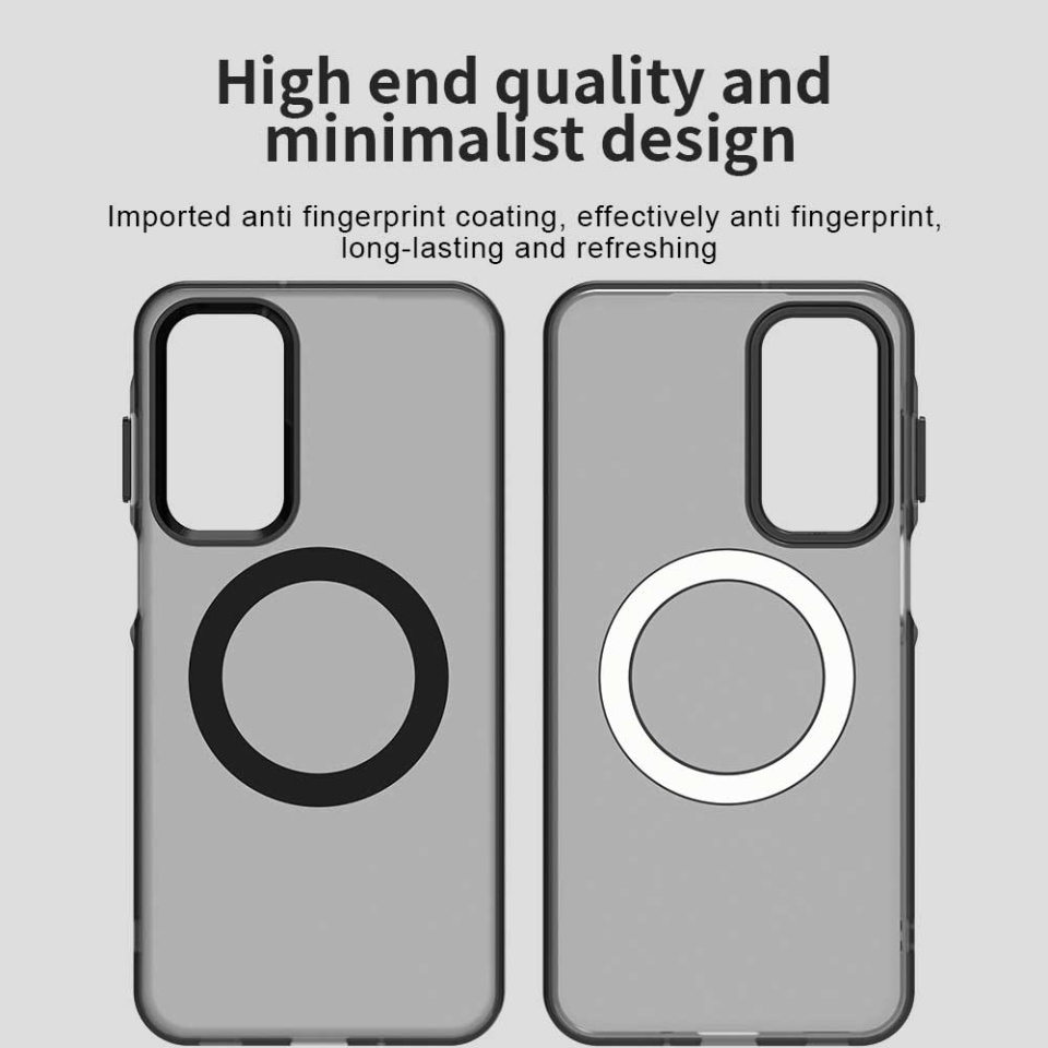 Husa pentru Samsung Galaxy A16 4G / Galaxy A16 5G, SKYDDAR INOVATION, CandyCase, Magsafe, set cu sticker, Negru - 3 | YEO