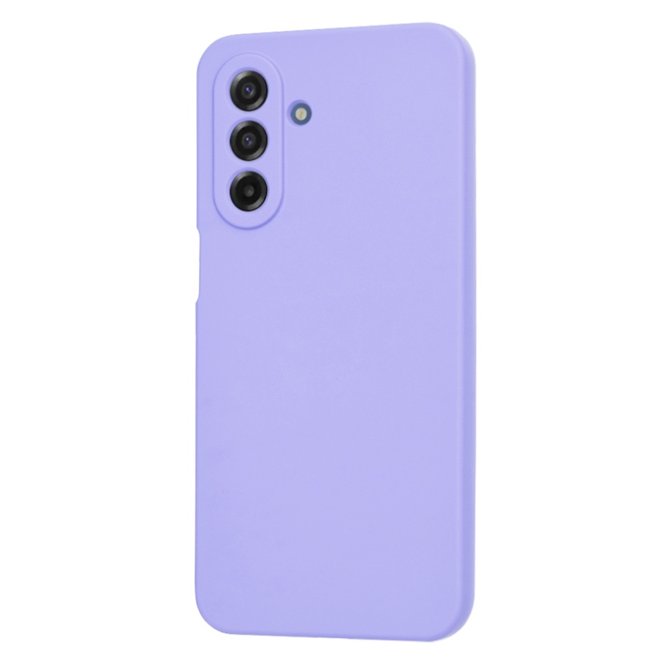Husa pentru Samsung Galaxy A17 5G, SKYDDAR INNOVATION, din Silicon Catifelat, SoftElegance, set cu sticker, Violet - 2 | YEO