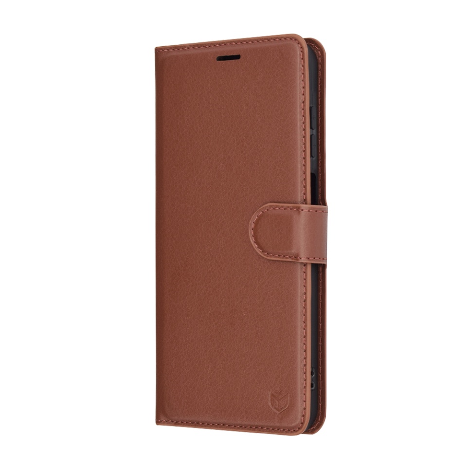 Husa pentru Samsung Galaxy A26 5G tip Carte, cu Portofel Interior, Finisaje Premium, Leather Wallet - Maro - 3 | YEO