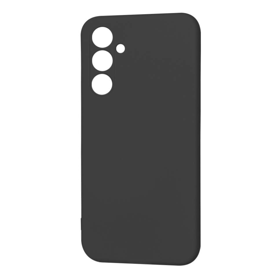 Husa pentru Samsung Galaxy A54 din Silicon Catifelat, Protectie Premium, Skyddar SoftElegance - Negru - 1 | YEO
