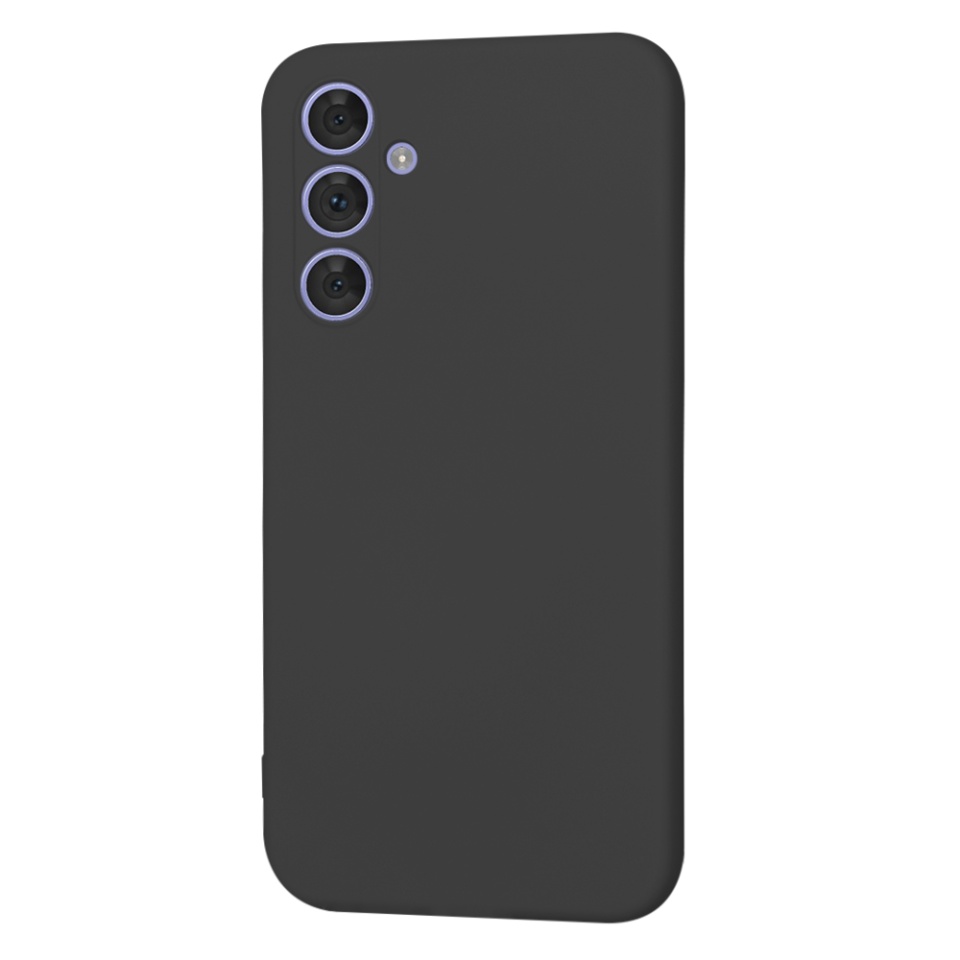 Husa pentru Samsung Galaxy A54 din Silicon Catifelat, Protectie Premium, Skyddar SoftElegance Magsafe - Negru - 1 | YEO