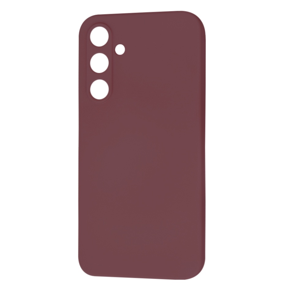 Husa pentru Samsung Galaxy A55 5G din Silicon Catifelat, Protectie Premium, Skyddar SoftElegance - Bordo