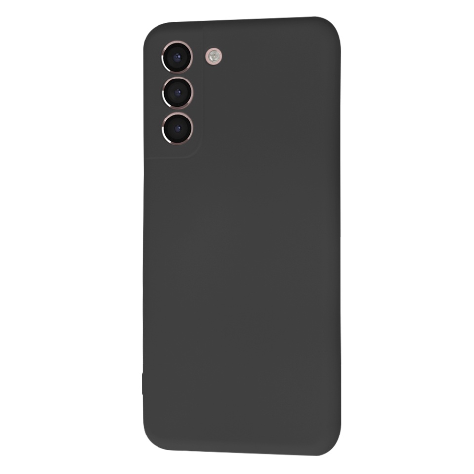 Husa pentru Samsung Galaxy S21 5G din Silicon Catifelat, Protectie Premium, Skyddar SoftElegance - Negru - 3 | YEO