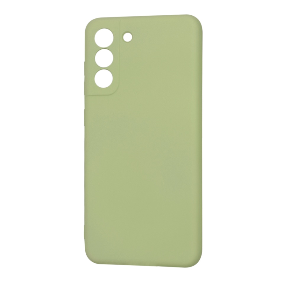 Husa pentru Samsung Galaxy S21 FE 5G din Silicon Catifelat, Protectie Premium, Skyddar SoftElegance MagSafe - Verde - 3 | YEO