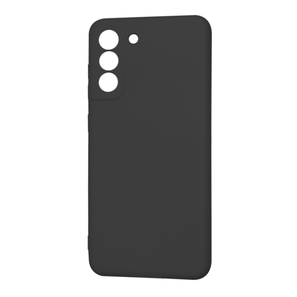 Husa pentru Samsung Galaxy S21 FE 5G din Silicon Catifelat, Protectie Premium, Skyddar SoftElegance - Negru - 1 | YEO