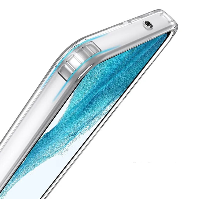 Husa pentru Samsung Galaxy S21 FE 5G, SKYDDAR INNOVATION, Shockproof MagSafe, Transparenta, set cu sticker - 2 | YEO