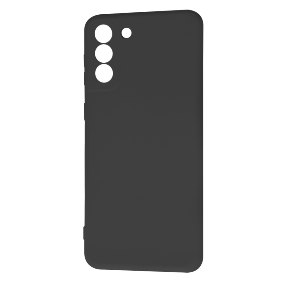 Husa pentru Samsung Galaxy S21 Plus 5G din Silicon Catifelat, Protectie Premium, Skyddar SoftElegance - Negru - 1 | YEO