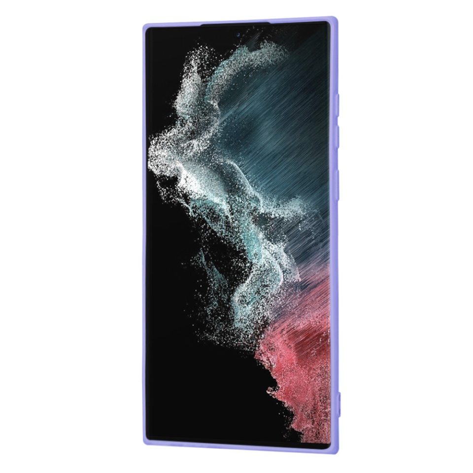 Husa pentru Samsung Galaxy S22 Ultra 5G din Silicon Catifelat, Protectie Premium, Skyddar SoftElegance MagSafe - Violet - 1 | YEO