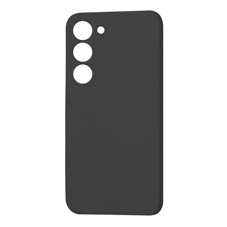 Husa pentru Samsung Galaxy S23 din Silicon Catifelat, Protectie Premium, Skyddar SoftElegance MagSafe - Negru - 3 | YEO