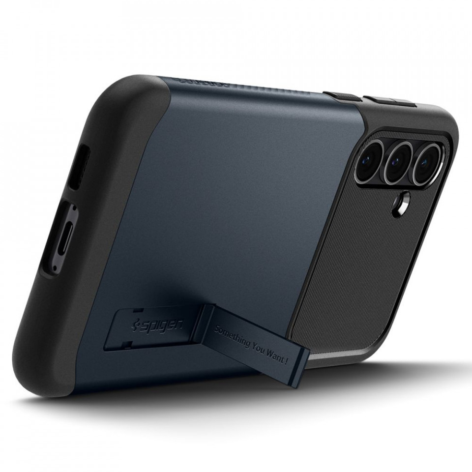 Husa pentru Samsung Galaxy S23 FE - Spigen Slim Armor - Metal Slate - 2 | YEO